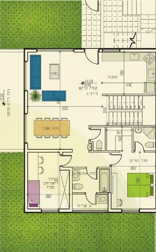 Aluma Verte – Plan d’appartement typique avec Attic