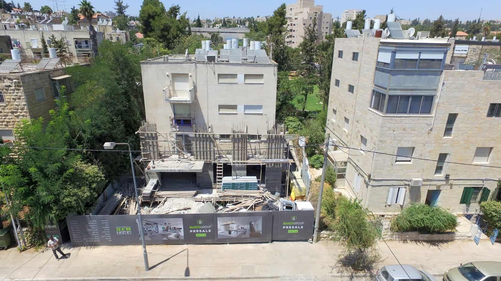 Reish Lakish 5, Jerusalem, Jerusalem – Before implementation of Tama 38 project