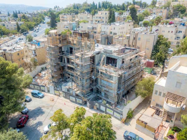 Projet TAMA 38 – Aba Khilkiya 5  a Jérusalem – Travaux de construction