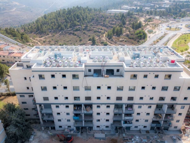 TAMA 38 project in Jerusalem – Dehomey 10 – Construction works