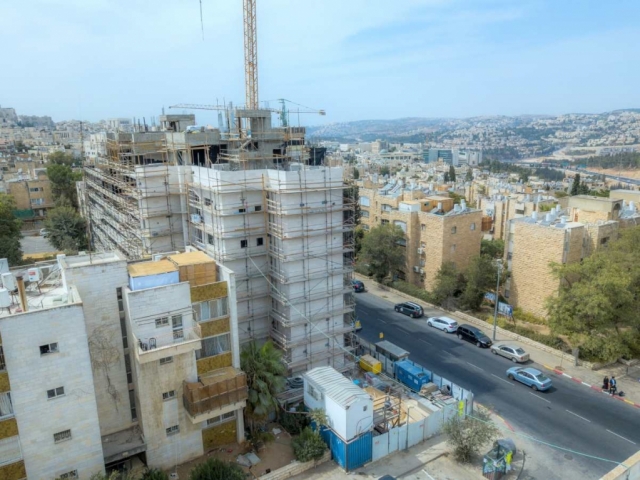 ים סוף 5 – פרויקט תמ"א 38 בירושלים – בשלבי בנייה