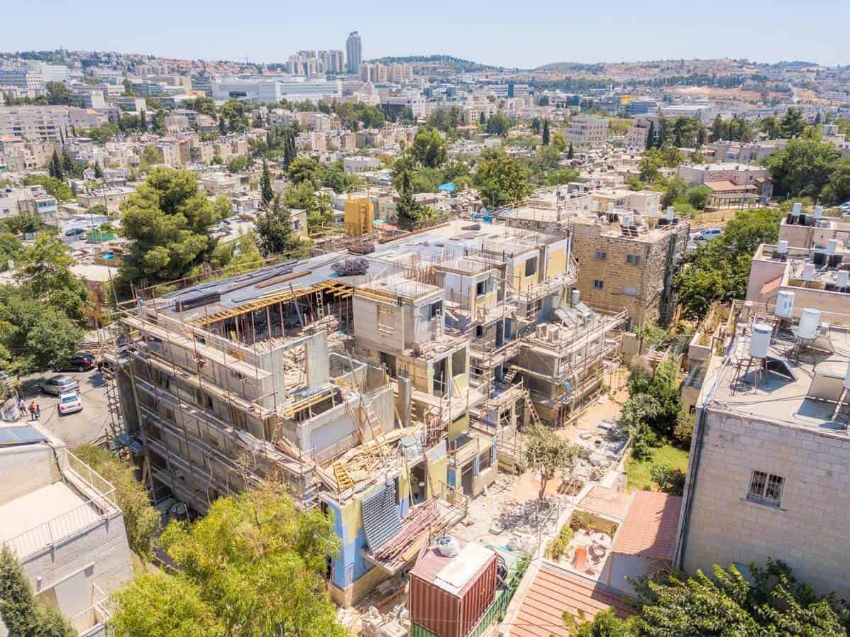 Aba Khilkiya 5, Jerusalem - Tama 38 project - Construction works