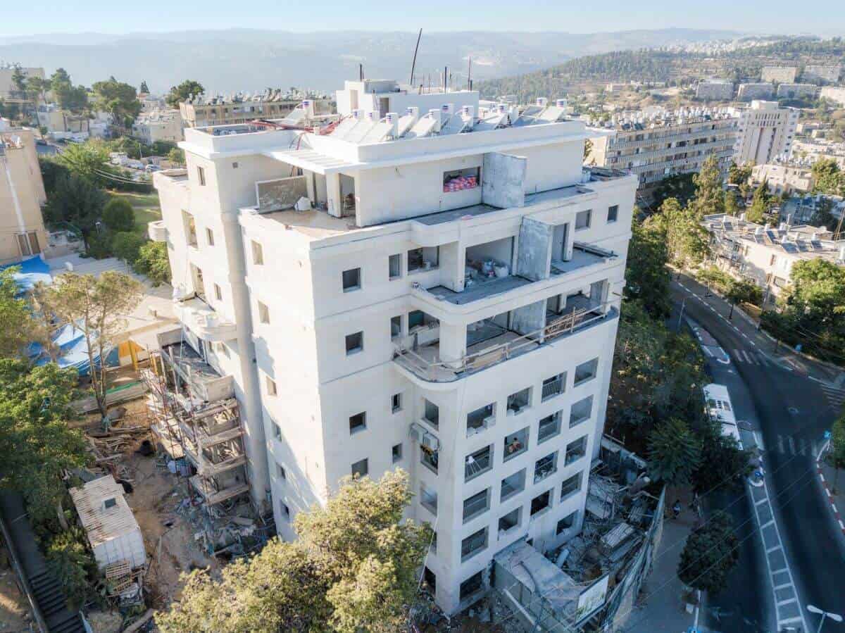 TAMA 38 project in Jerusalem – Dehomey 2 – Construction works