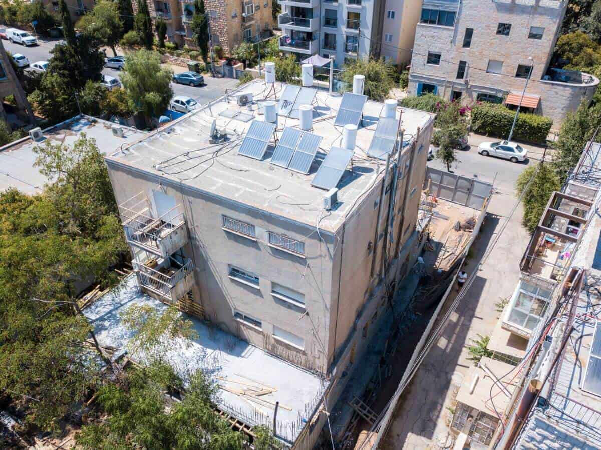 Rish Lakish 10 - TAMA 38 project in Jerusalem - Construction works