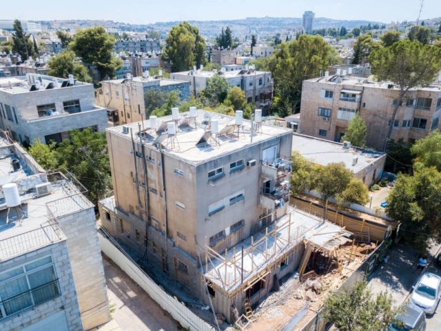 Projet TAMA 38 a Jérusalem – Rish Lakish 10 – Travaux de construction