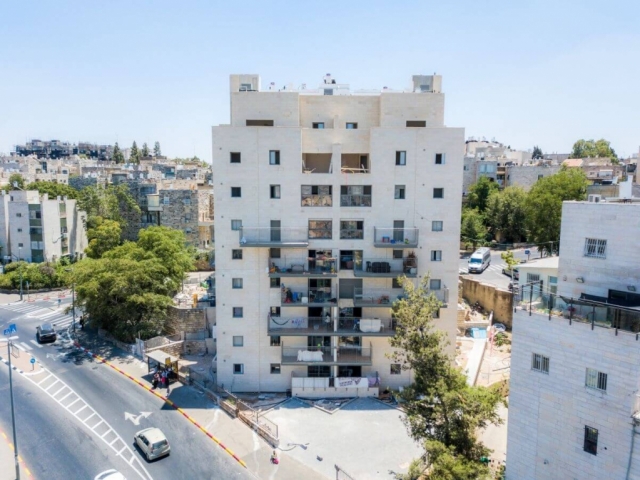 פרויקט תמ"א 38 בירושלים - שאול המלך 63 - בשלבי בנייה