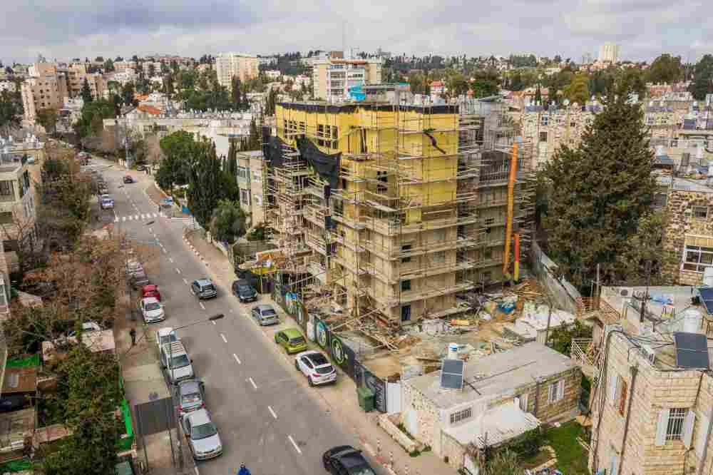 פרויקט תמ״א 38 בירושלים - אלעזר המודעי 4 - שלבי בנייה