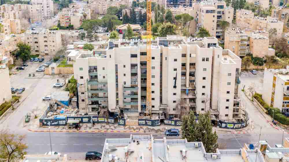 TAMA 38 project in Jerusalem – construction works