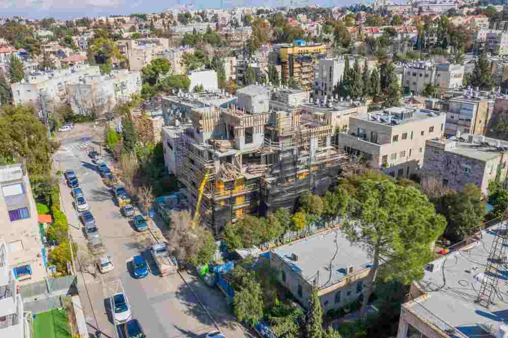 TAMA 38 project in Jerusalem – Rish Lakish 5 – Construction phase