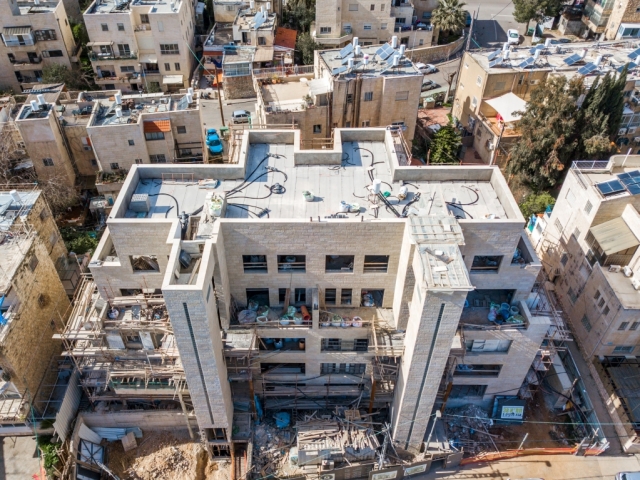 Aba Khilkiya 5, Jerusalem - Construction works  Tama 38 project