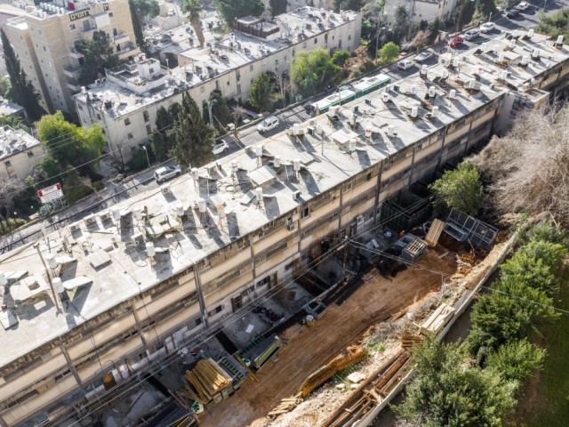 בוליביה 4 - פרויקט תמ״א 38 בירושלים - שלבי בנייה
